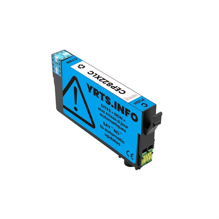 Epson T822XL220 Compatible Premium Ink YRTS Cyan Epson T822XL220 Compatible Premium Ink YRTS Cyan